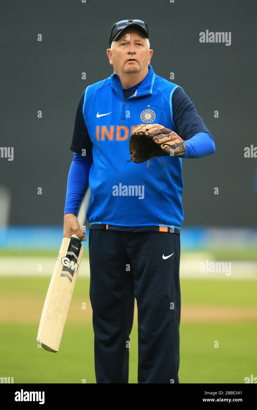 L'allenatore dell'India Duncan Fletcher Foto Stock