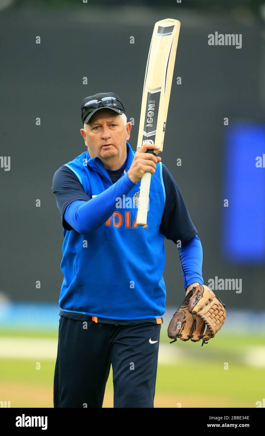 L'allenatore dell'India Duncan Fletcher Foto Stock