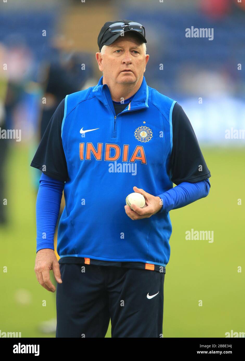 L'allenatore dell'India Duncan Fletcher Foto Stock