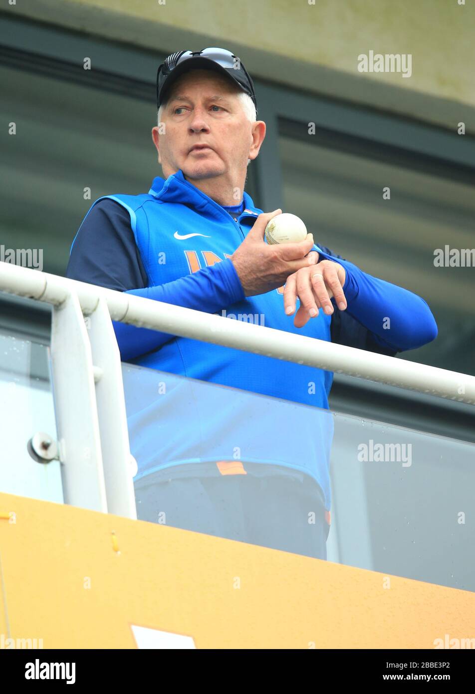 L'allenatore dell'India Duncan Fletcher Foto Stock