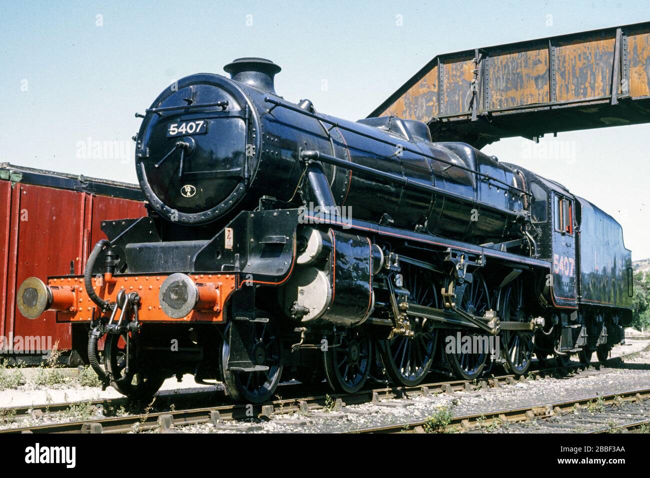 Un Nero 5 al Carnforth Rail Center nel 1983 Foto Stock