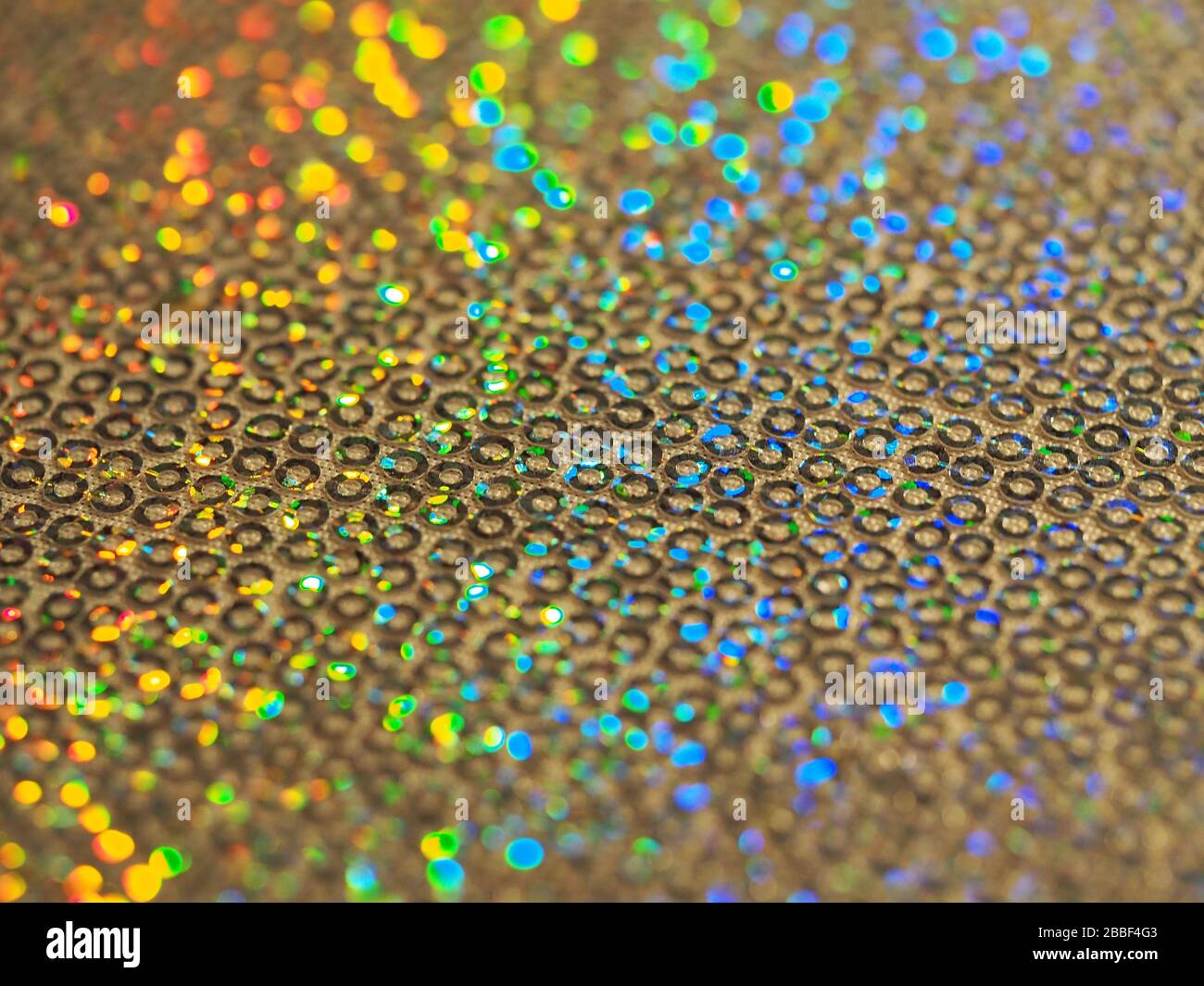 Arcobaleno Argento iridescente sfondo Foto Stock