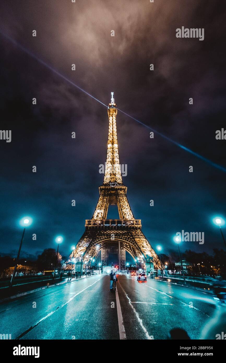 Torre Eiffel 3 Foto Stock