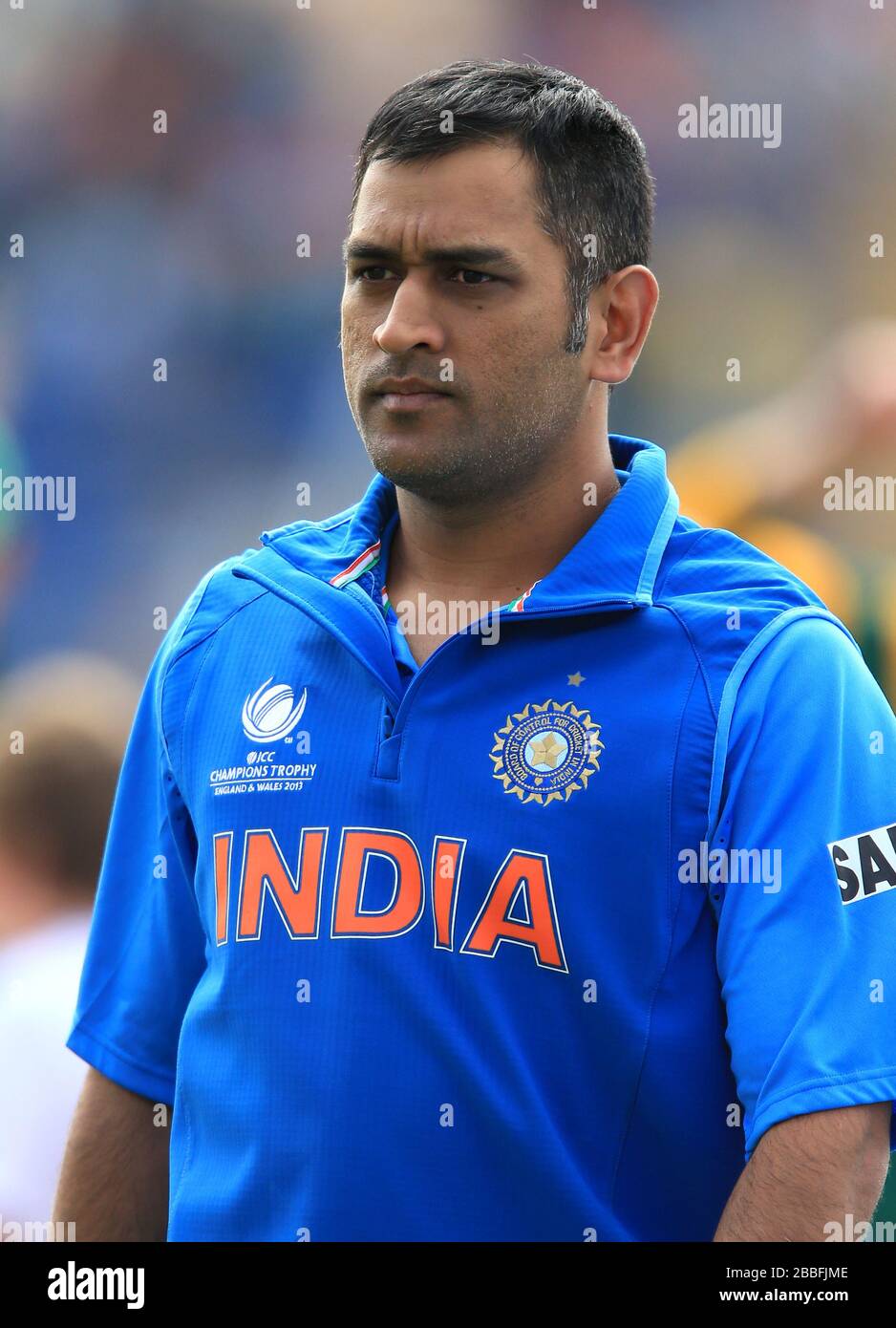 Mahendra Singh Dhoni dell'India Foto Stock