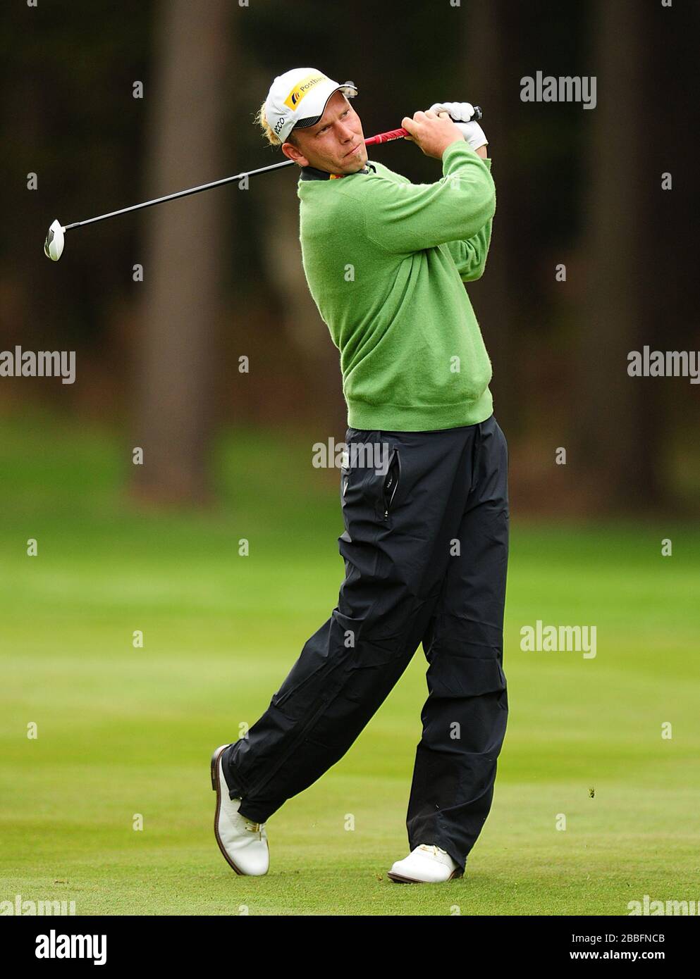 Marcel Siem Reap in Germania durante il primo giorno del campionato PGA BMW 2013, al Wentworth Golf Club. Foto Stock