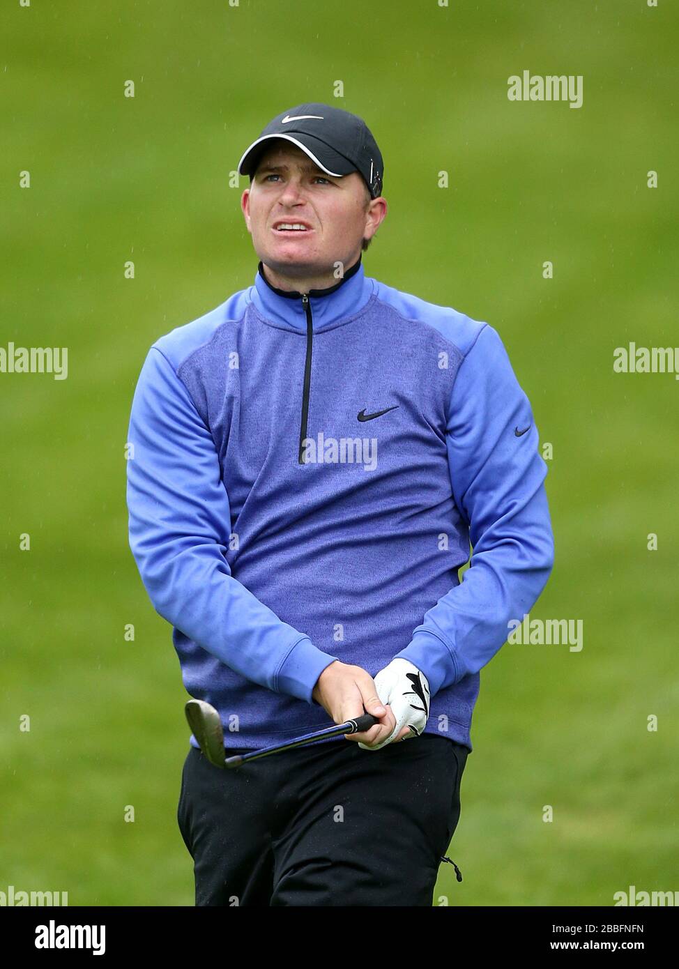 James Morrison in Inghilterra durante il secondo giorno del campionato PGA BMW 2013, al Wentworth Golf Club. Foto Stock