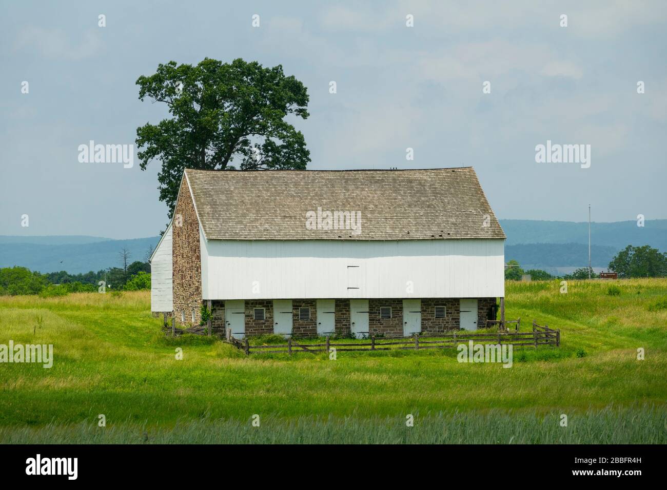 Gettysburg National Civil War Battlefield Military Park Pennsylvania PA Foto Stock