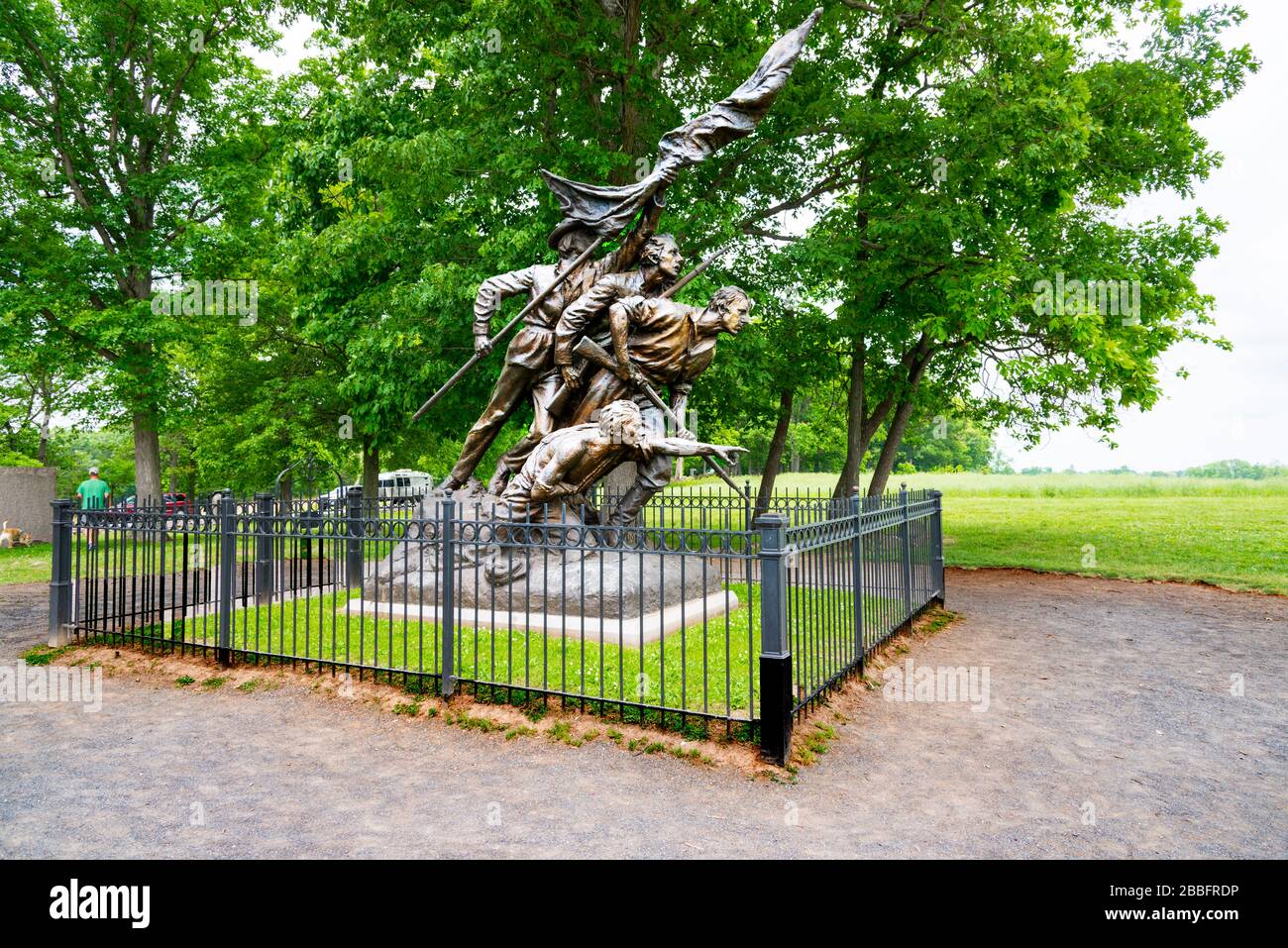 Monumento del North Carolina Gettysburg National Civil War Battlefield Military Park Pennsylvania PA Foto Stock