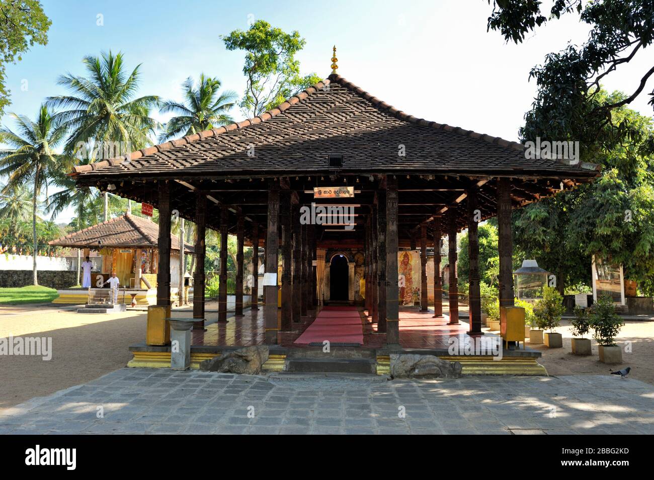 Sri Lanka, Kandy, tempio di Natha devale Foto Stock