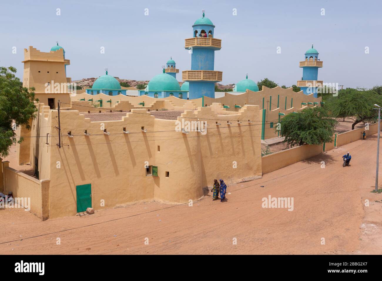 grande moschea della città di niger zinder Foto Stock