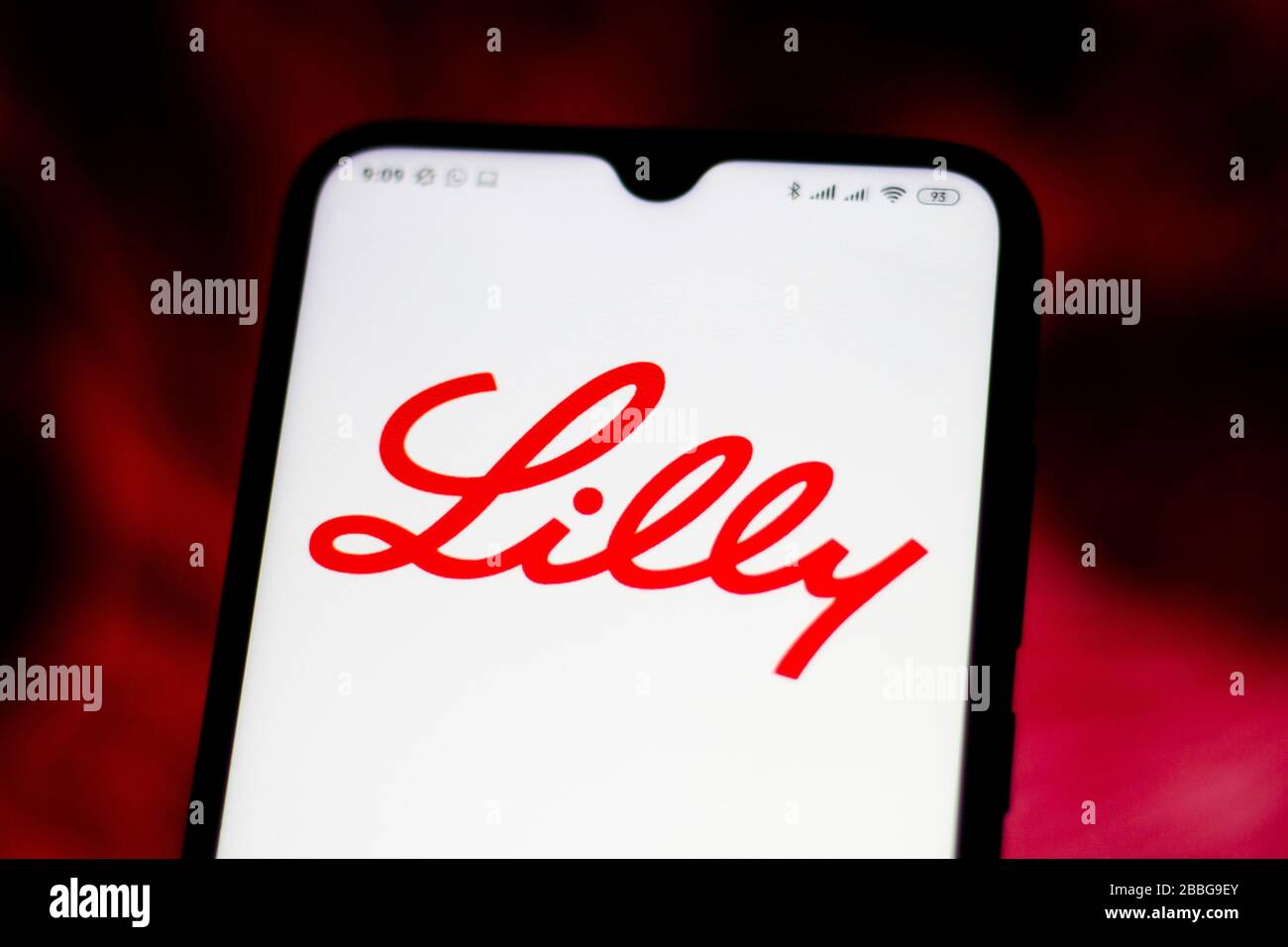 Brasile. 31st Mar, 2020. In questa illustrazione della foto, il logo Lilly viene visualizzato su uno smartphone. Credit: Rafael Henrique/SOPA Images/ZUMA Wire/Alamy Live News Foto Stock