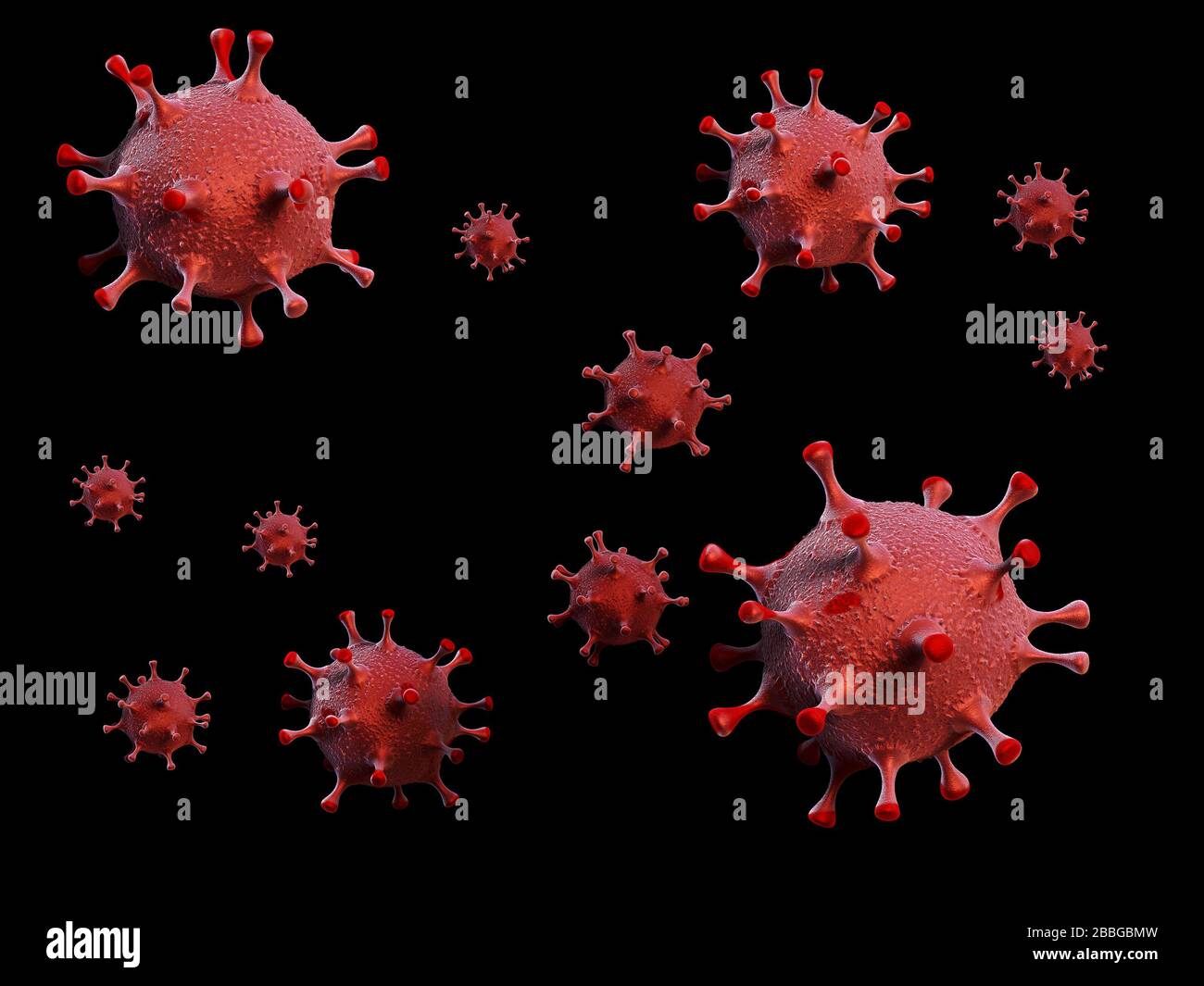 COVID-19 SARS,Coronaviridae , SARS-cov, SARSCoV, virus 2020 , MERS-cov , virus cinese 2019-nCoV Foto Stock