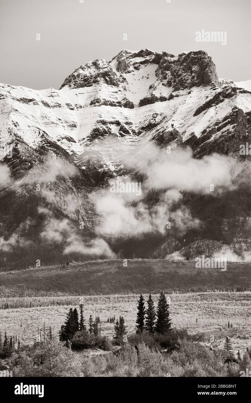 Bellissima scena nel Parco Nazionale di Jasper in Canada Foto Stock