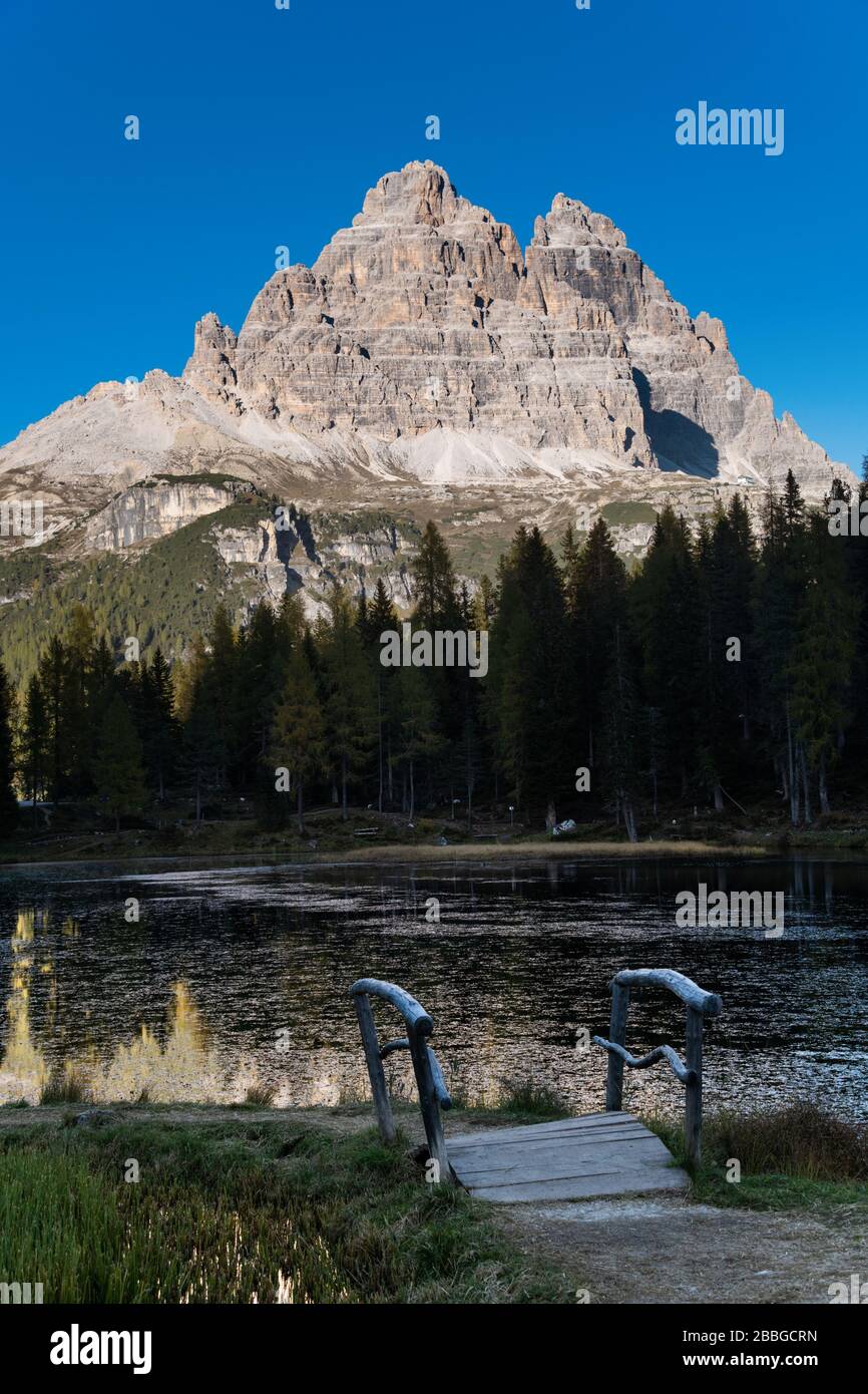 Dolomiti landcape naturale in Italia settentrionale Foto Stock