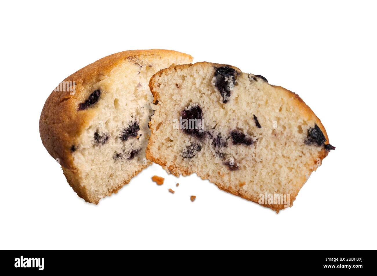 Muffin ai mirtilli Foto Stock