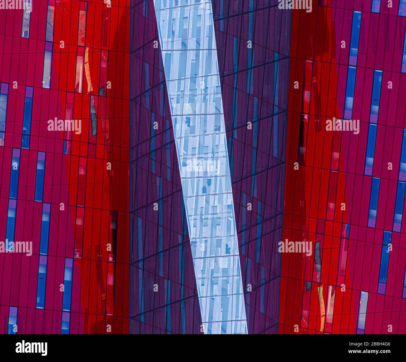 Grattacieli, Montreal, Quebec, Abstract Foto Stock