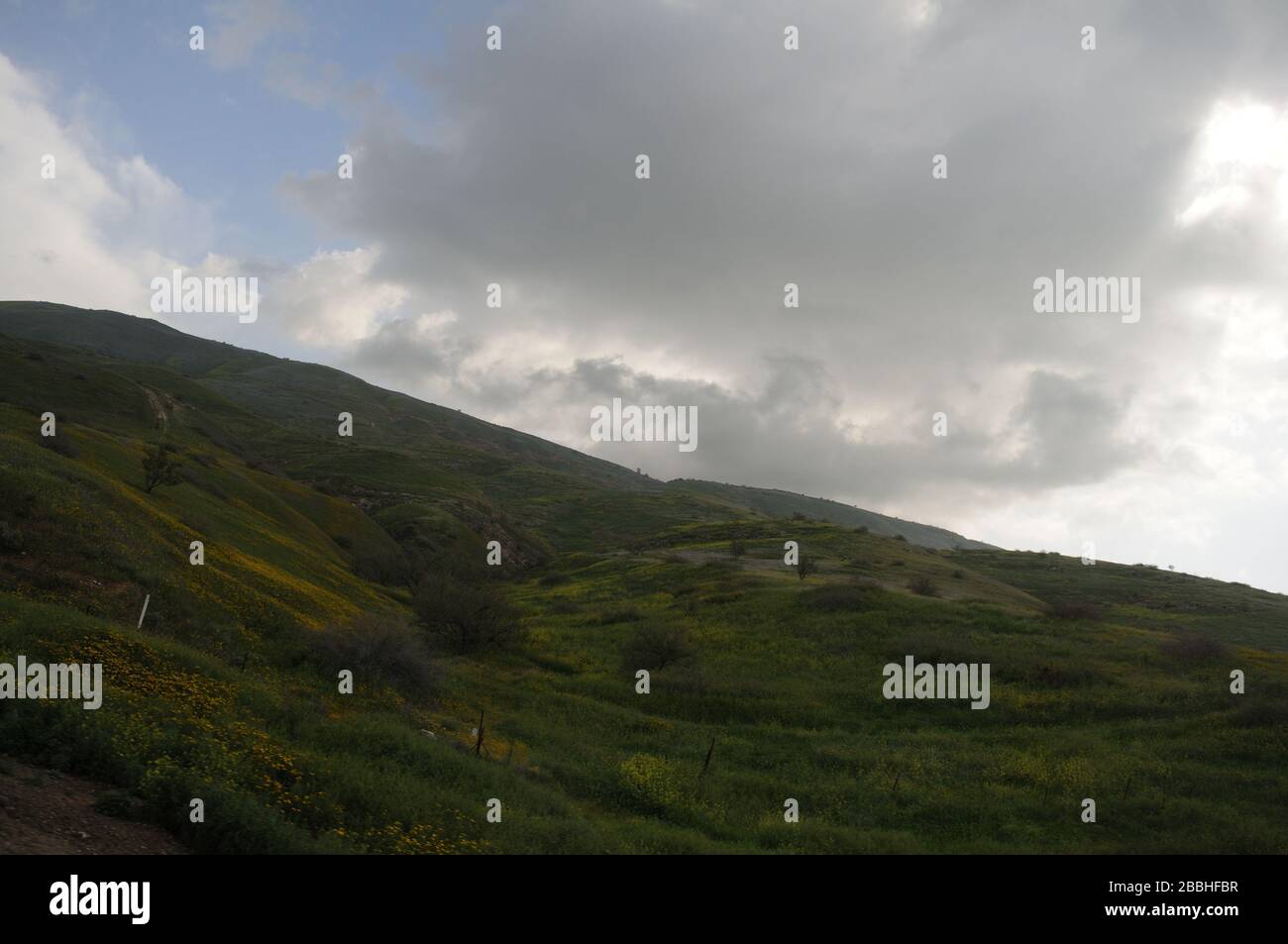 Splendida vista sulla collina Foto Stock