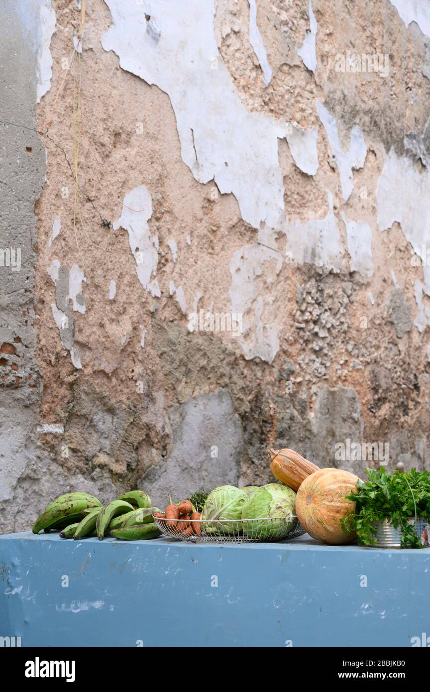 Verdure in vendita Havana, Cuba Foto Stock