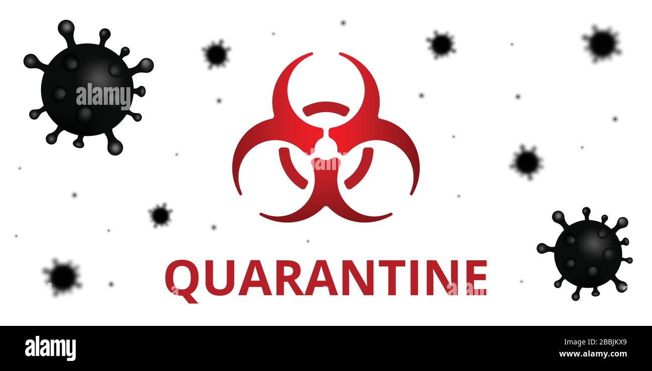 Romanzo pandemico Coronavirus COVID-19. Informazioni sull'infografica del vettore di quarantena Coronavirus. Coronavirus nCoV indicato come virus RNA a filamento singolo. Dang Illustrazione Vettoriale