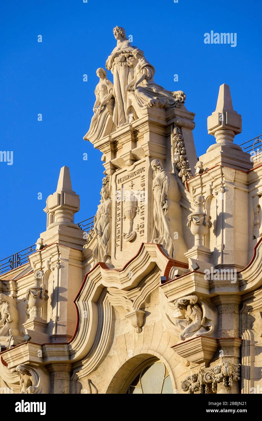 Gran Teatro de La Habana, Havana, Cuba Foto Stock