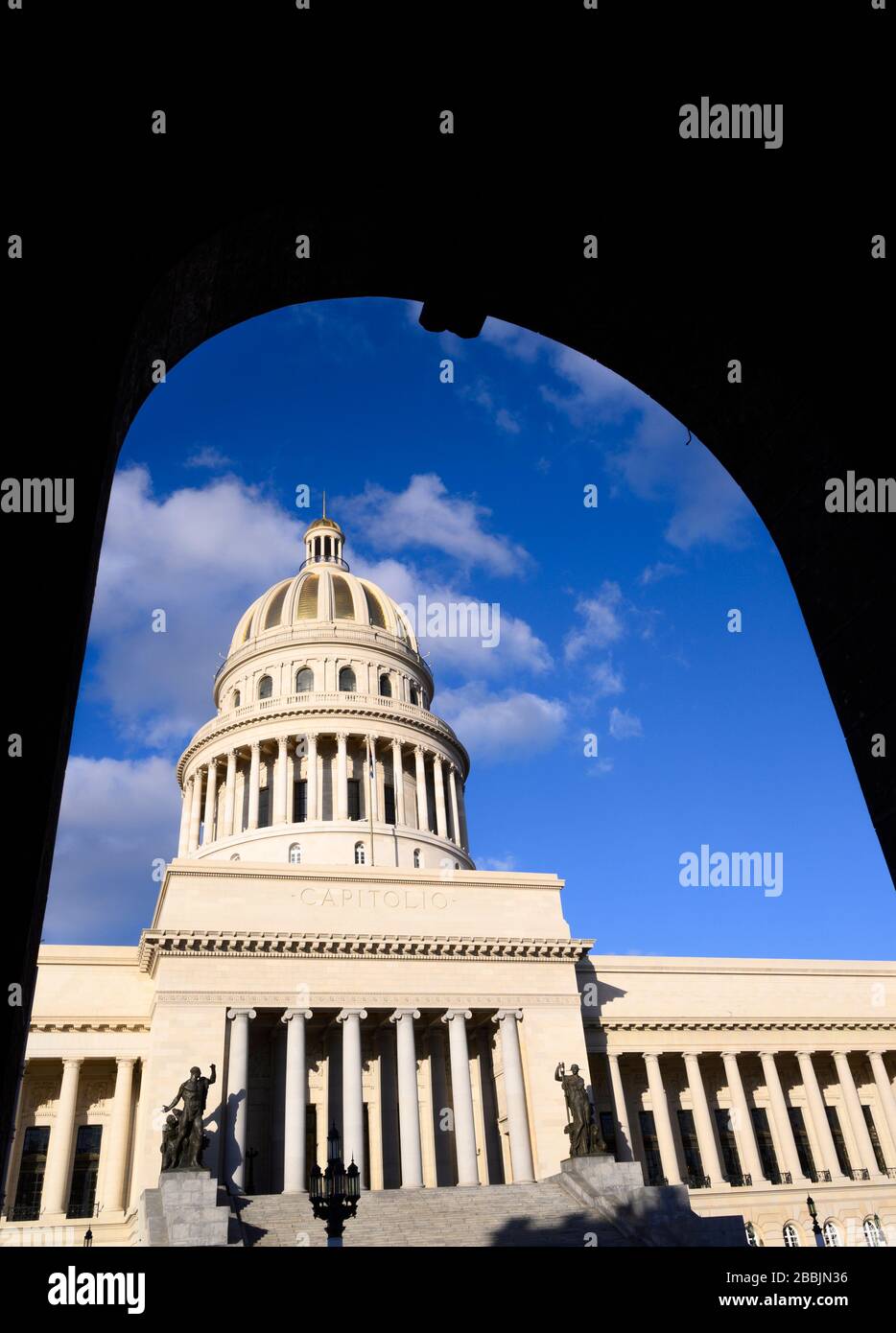 El Capitolio, o il palazzo del Campidoglio, l'Avana, Cuba Foto Stock