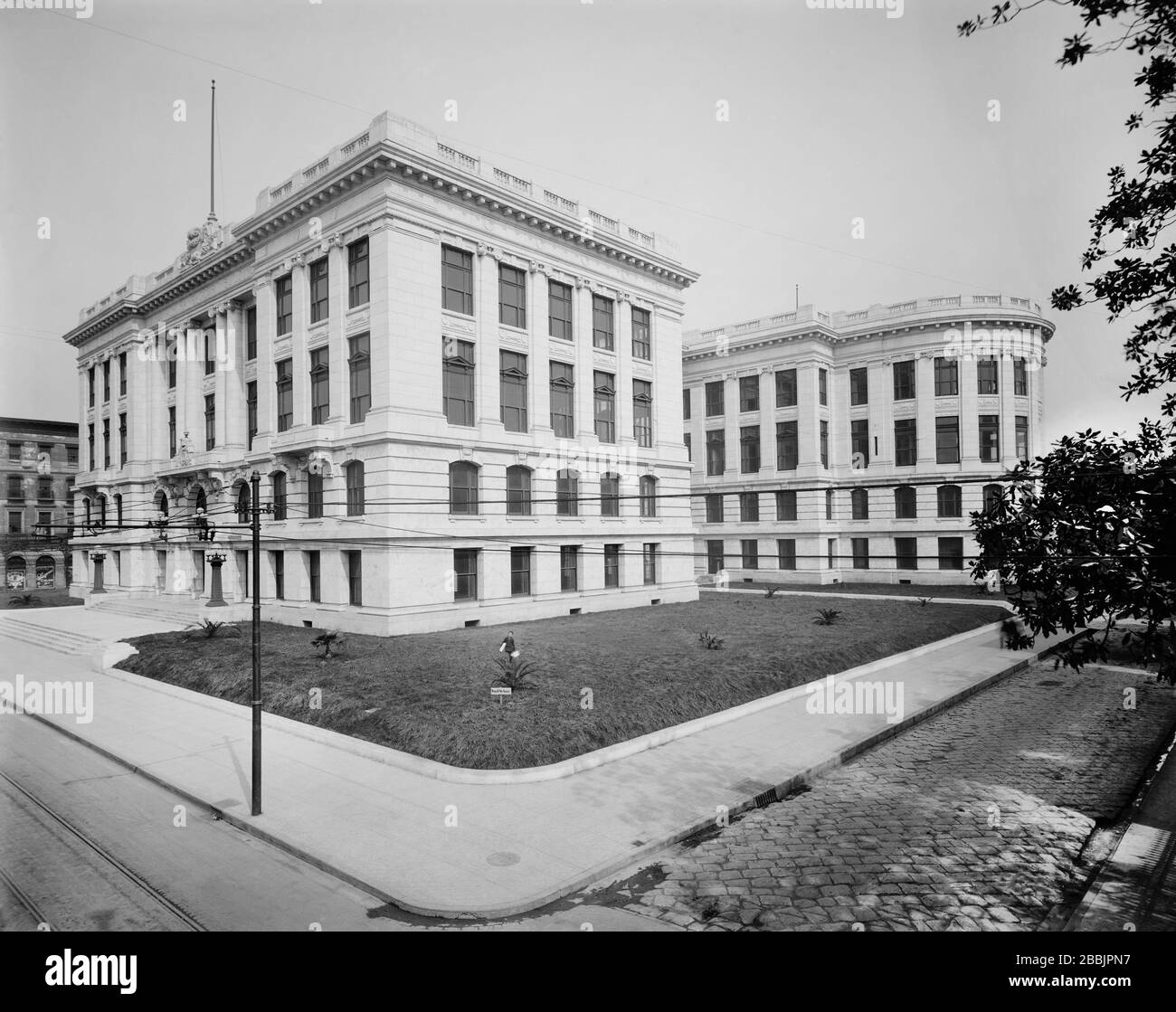 Supreme Court Building, New Orleans, Louisiana, USA, Detroit Publishing Company, 1910's. Foto Stock