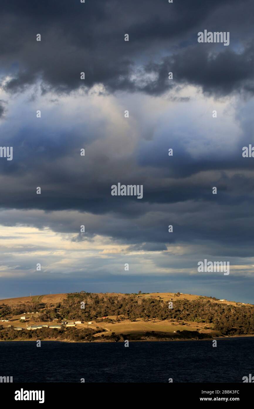 Costa del braccio Sud, Hobart, Tasmania Island, Australia Foto Stock