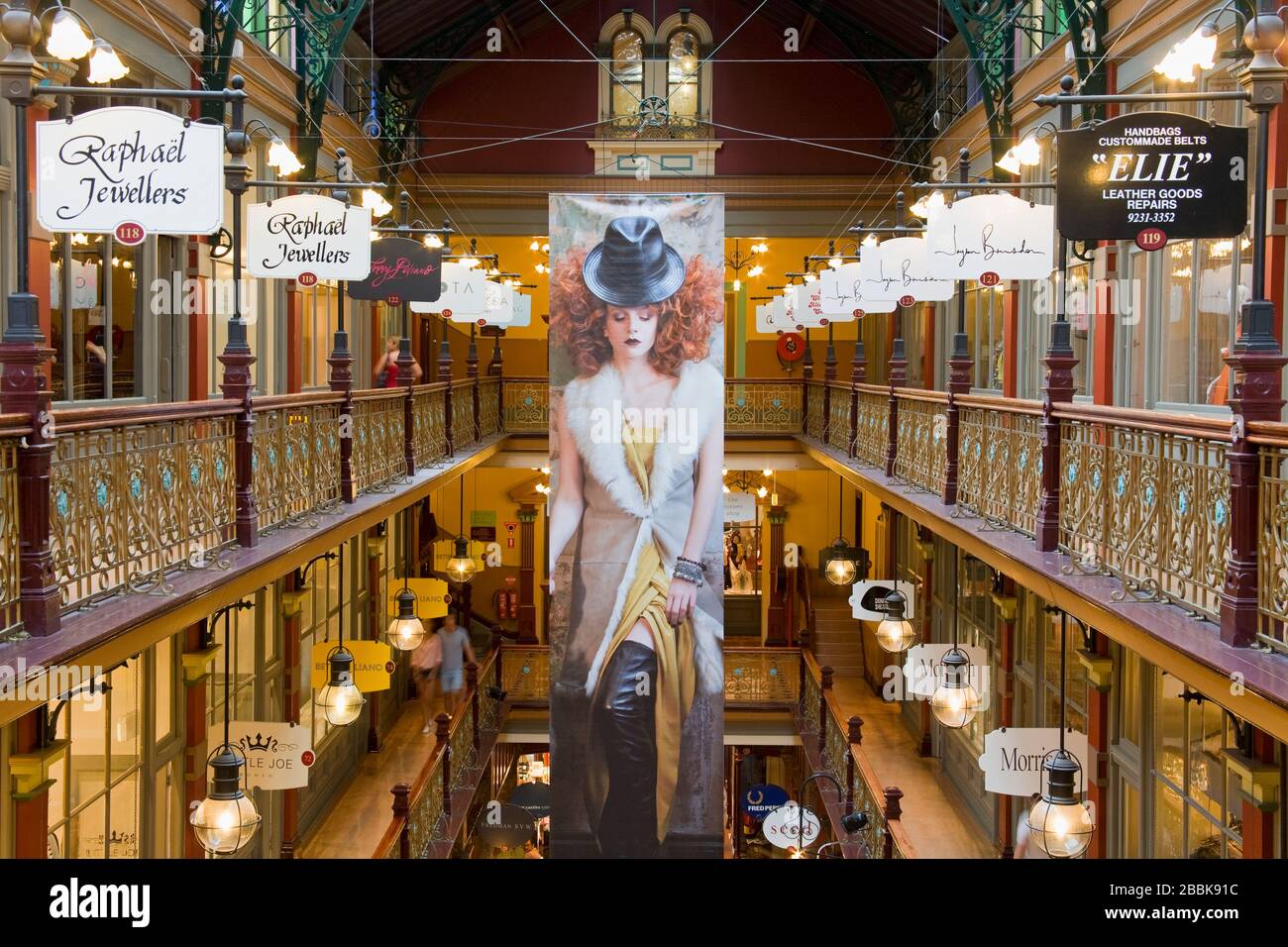 The Strand Arcade, Central Business District, Sydney, nuovo Galles del Sud, Australia Foto Stock