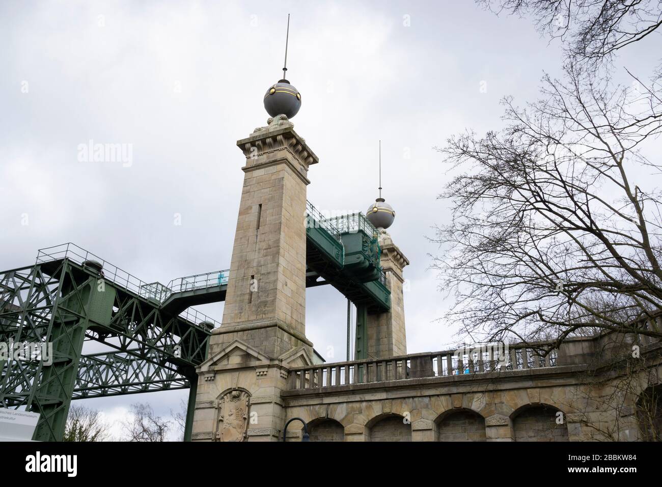 Old Ship Lift Henrichenburg, museo dell'industria LWL, Waltrop, zona della Ruhr, Renania Settentrionale-Vestfalia, Germania, Europa Foto Stock