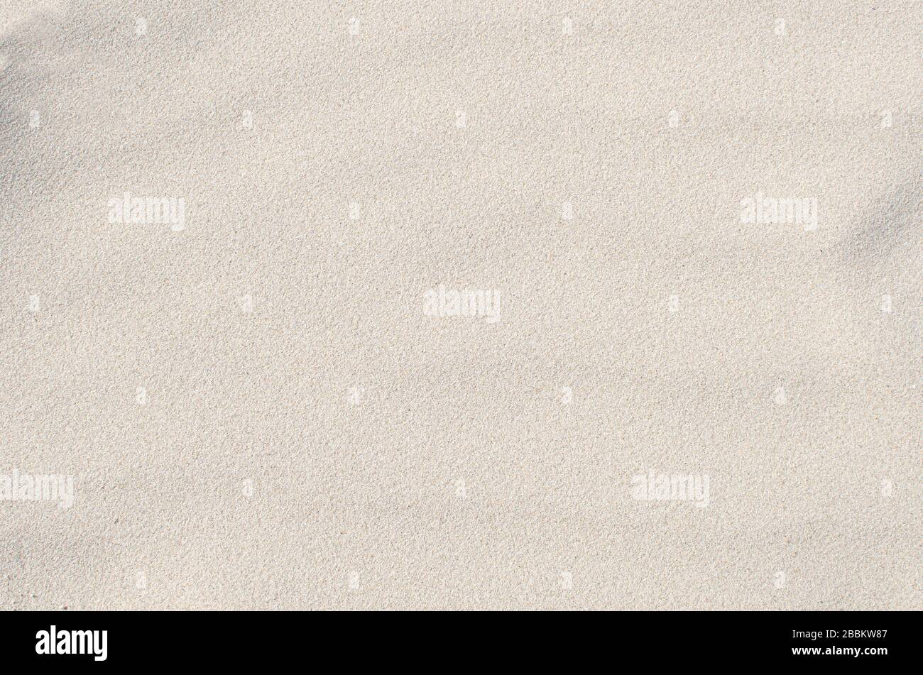 Sabbia bianca texture e sfondo. Sabbia sulla spiaggia come sfondo Foto Stock