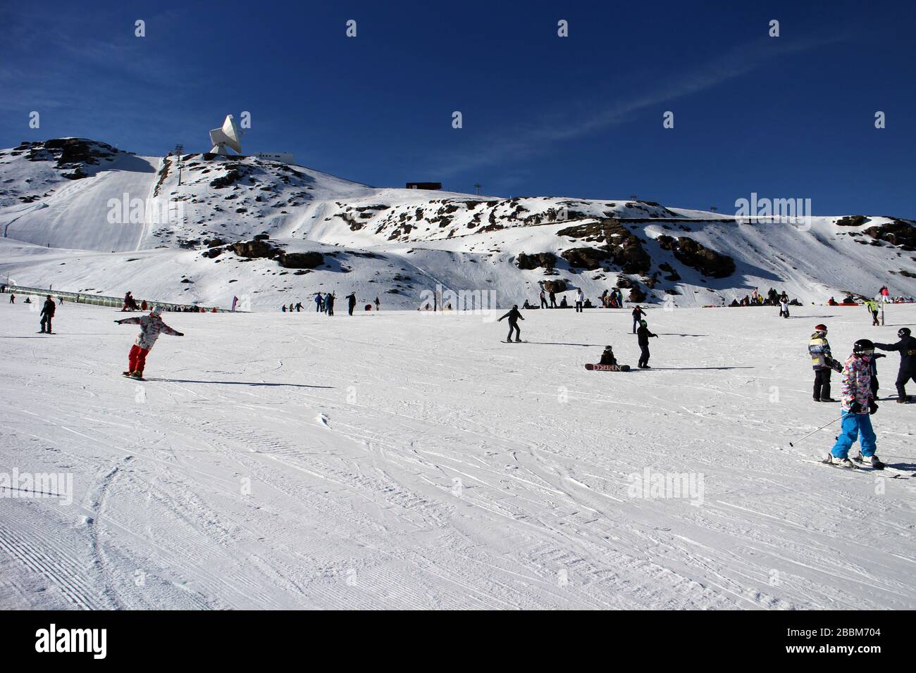 Skicenter Sierra Nevada Foto Stock