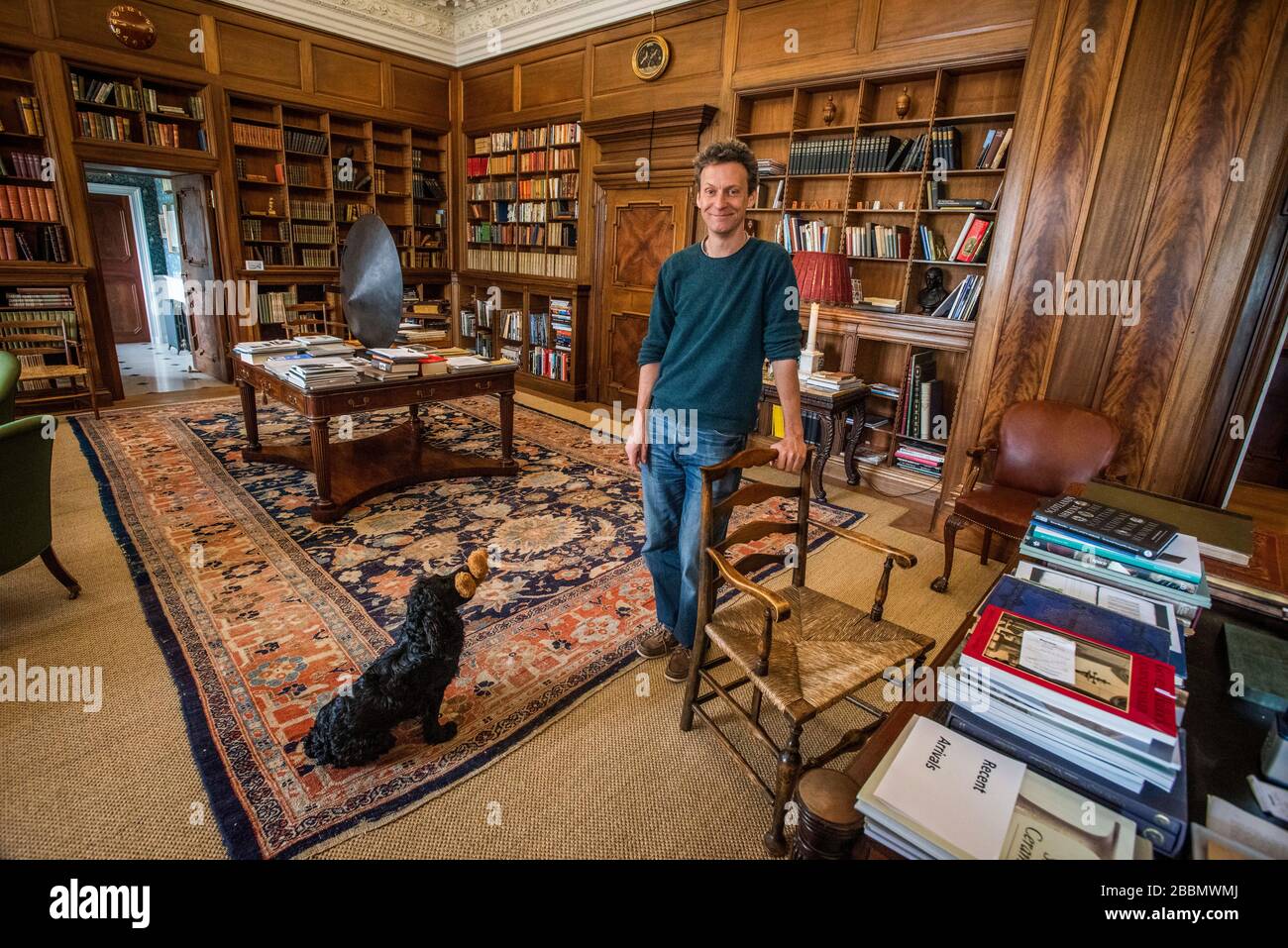 Marchmont House Scottish Borders con Hugo Burge (proprietario) Foto Stock