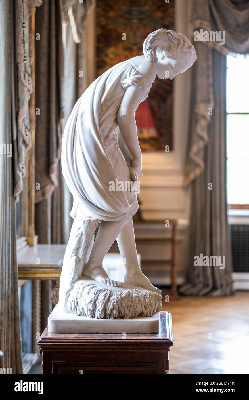 Marchmont House Scottish Borders con Hugo Burge (proprietario) Foto Stock