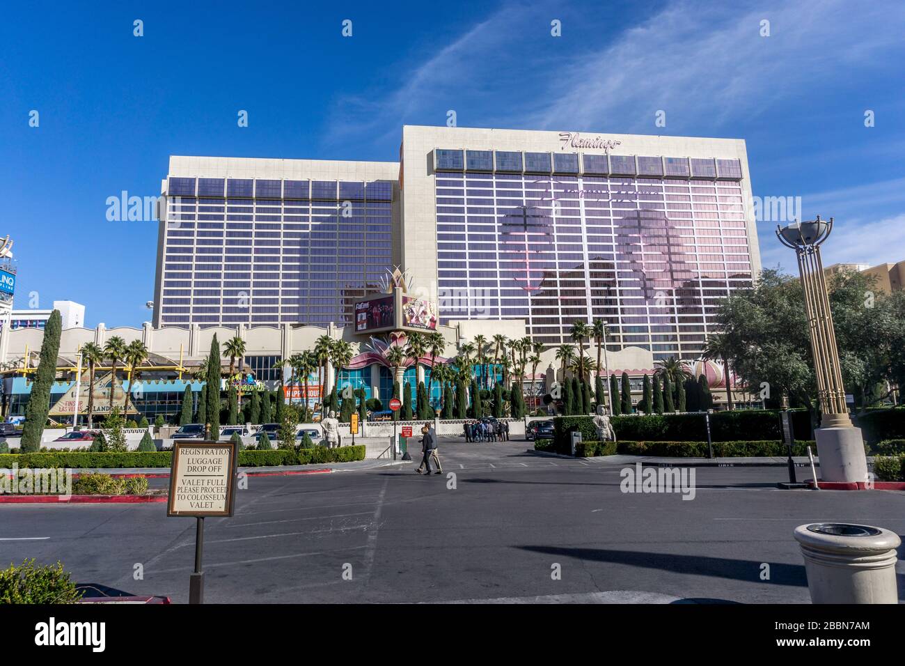 The Flamingo Hotel and Casino, Las Vegas Boulevard, Las Vegas, Nevada, Stati Uniti, Foto Stock