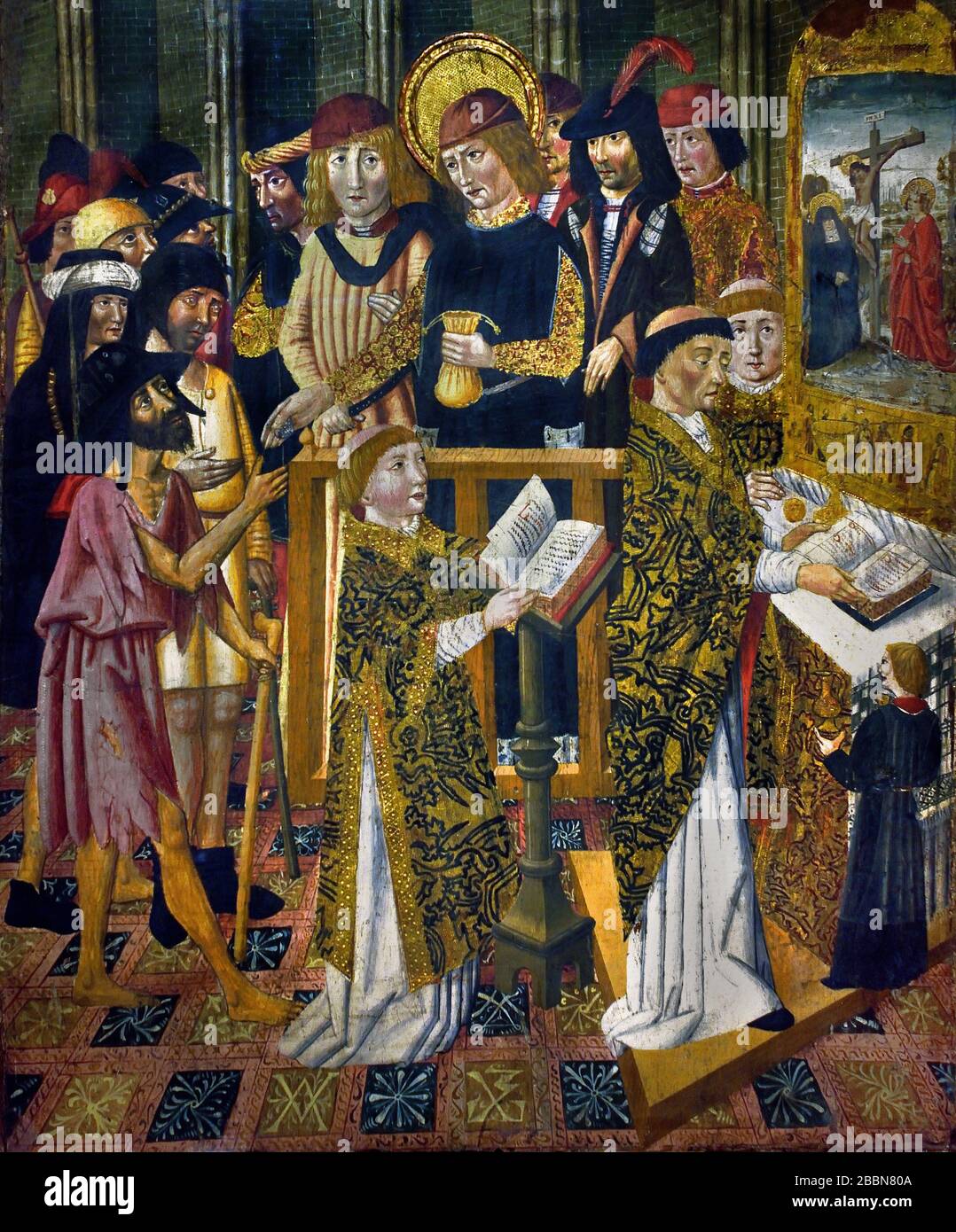 1450-1500 di Jaume Huguet (1412 – 1492) Spagna, Spagna, Italia, Foto Stock