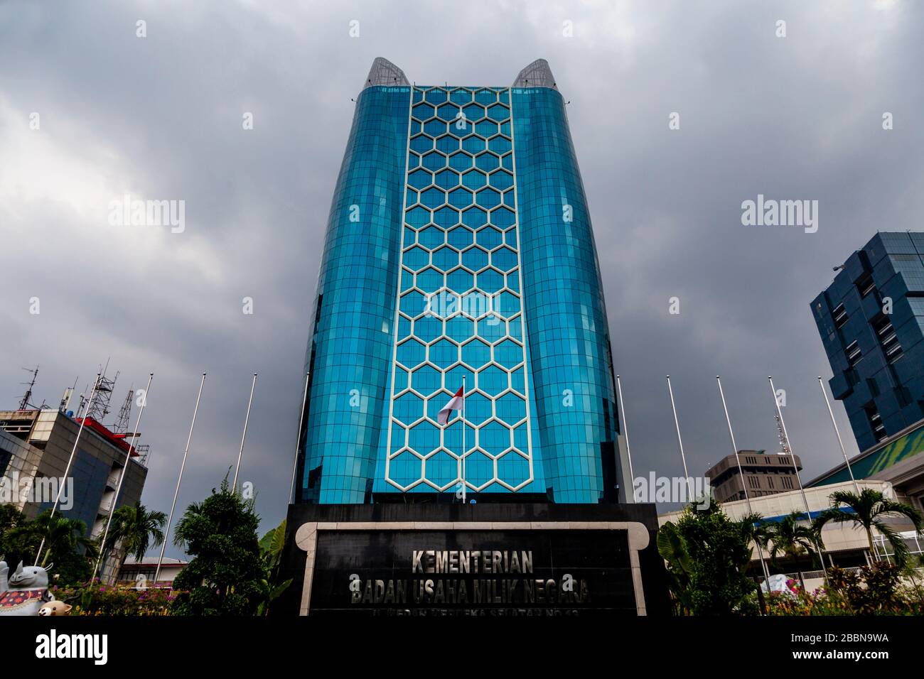 Architettura moderna, Jakarta, Indonesia. Foto Stock