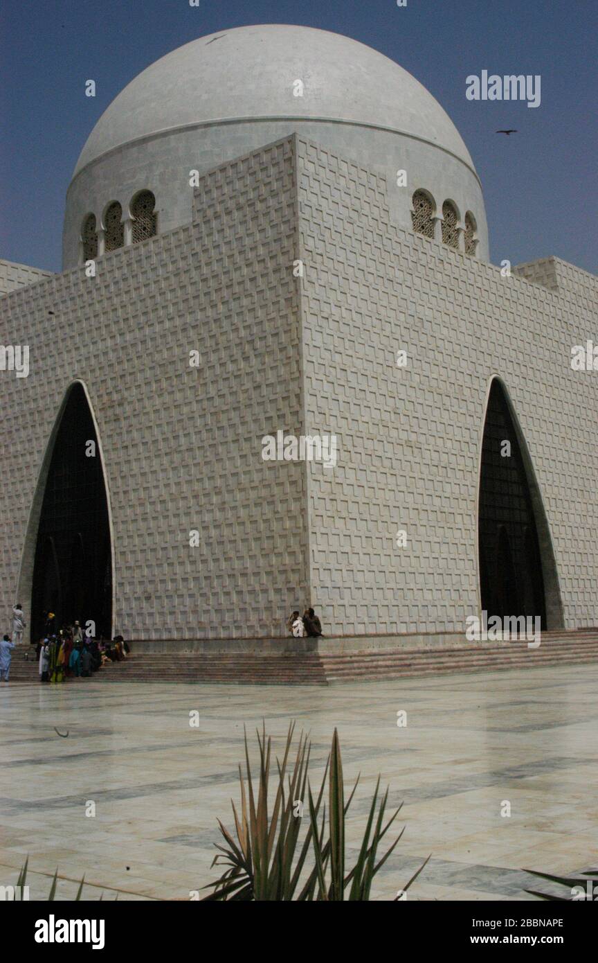 Mausoleo di Quaid, Karachi, Pakistan Foto Stock