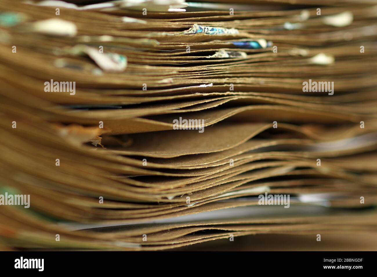 pagine di album Foto Stock