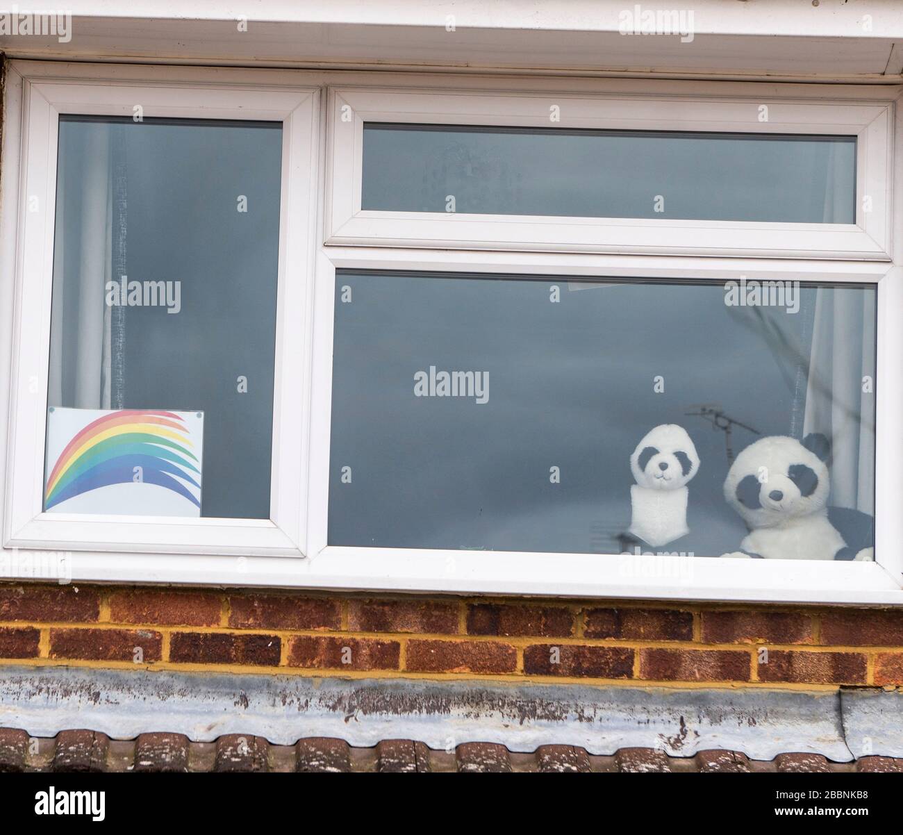 covid 19 arcobaleni Foto Stock