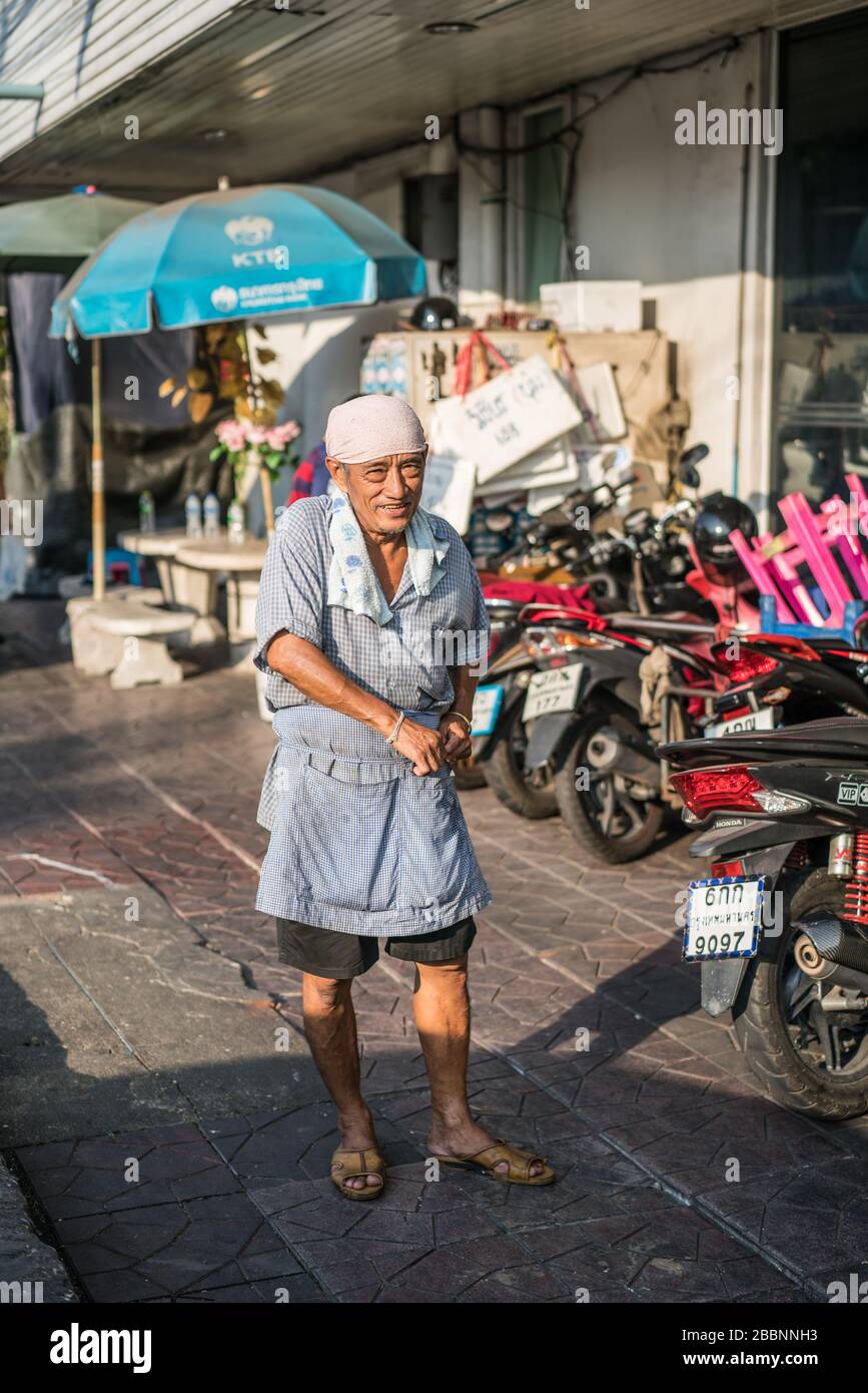 Mercato dei fiori, Bangkok, Thailandia, Asia Foto Stock