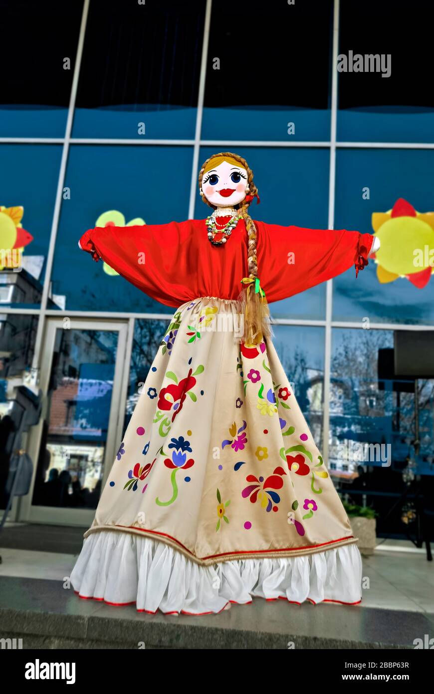 Festival russo Maslenitsa;Sofia;Bulgaria; Foto Stock