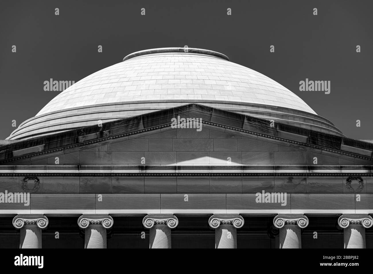Rotunda e portico a cupola di John Russell Pope del 1941 della National Gallery of Art di Washington DC Foto Stock