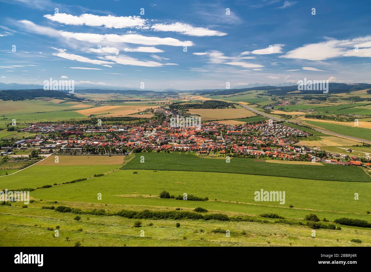 Spisske Podhradie è una città della Slovacchia nella regione di Presov Foto Stock