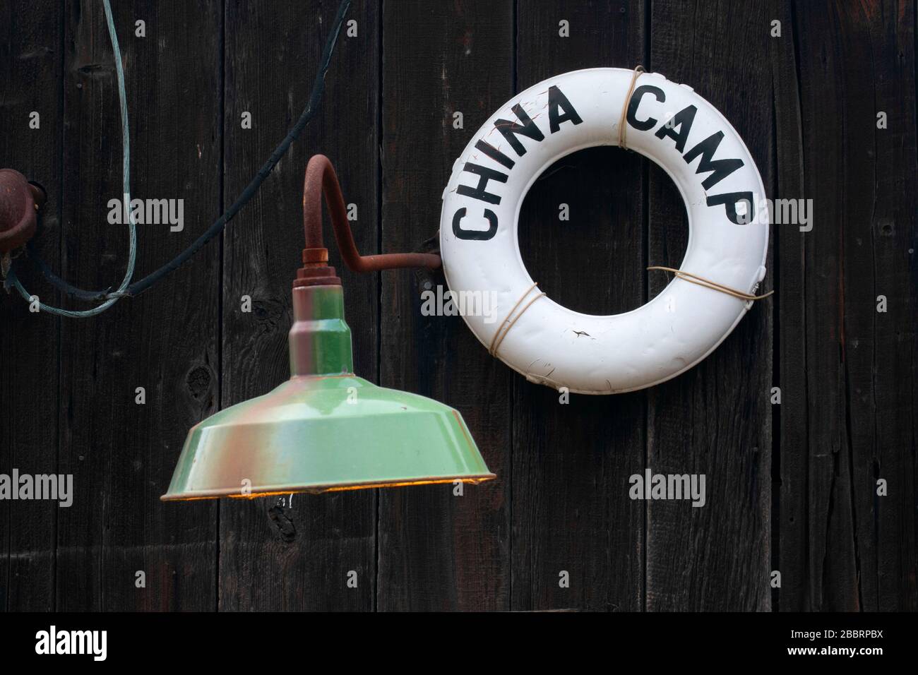 Anello di vita a China Camp Village, China Camp state Park, California Foto Stock