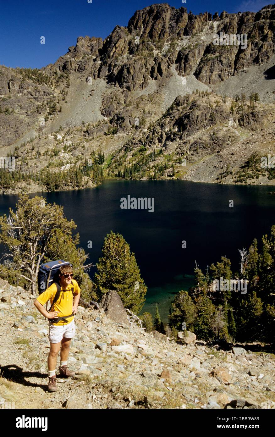 Sheep Lake, Hells Canyon Wilderness, Hells Canyon National Recreation Area, Idaho Foto Stock