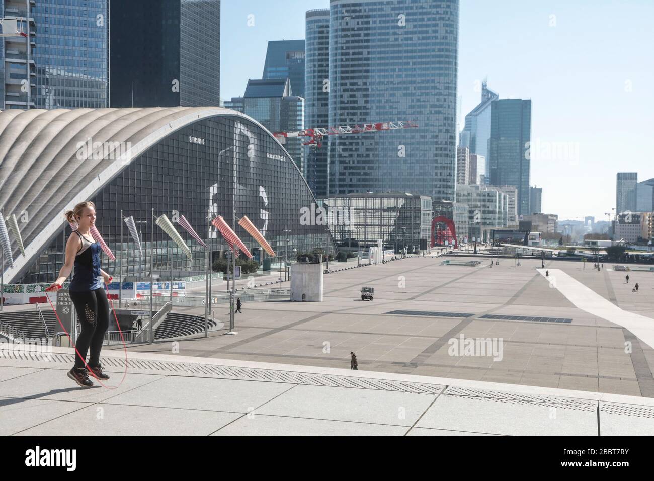 PARIGI, 15° GIORNO, LOCKDOWN PARIGINO Foto Stock