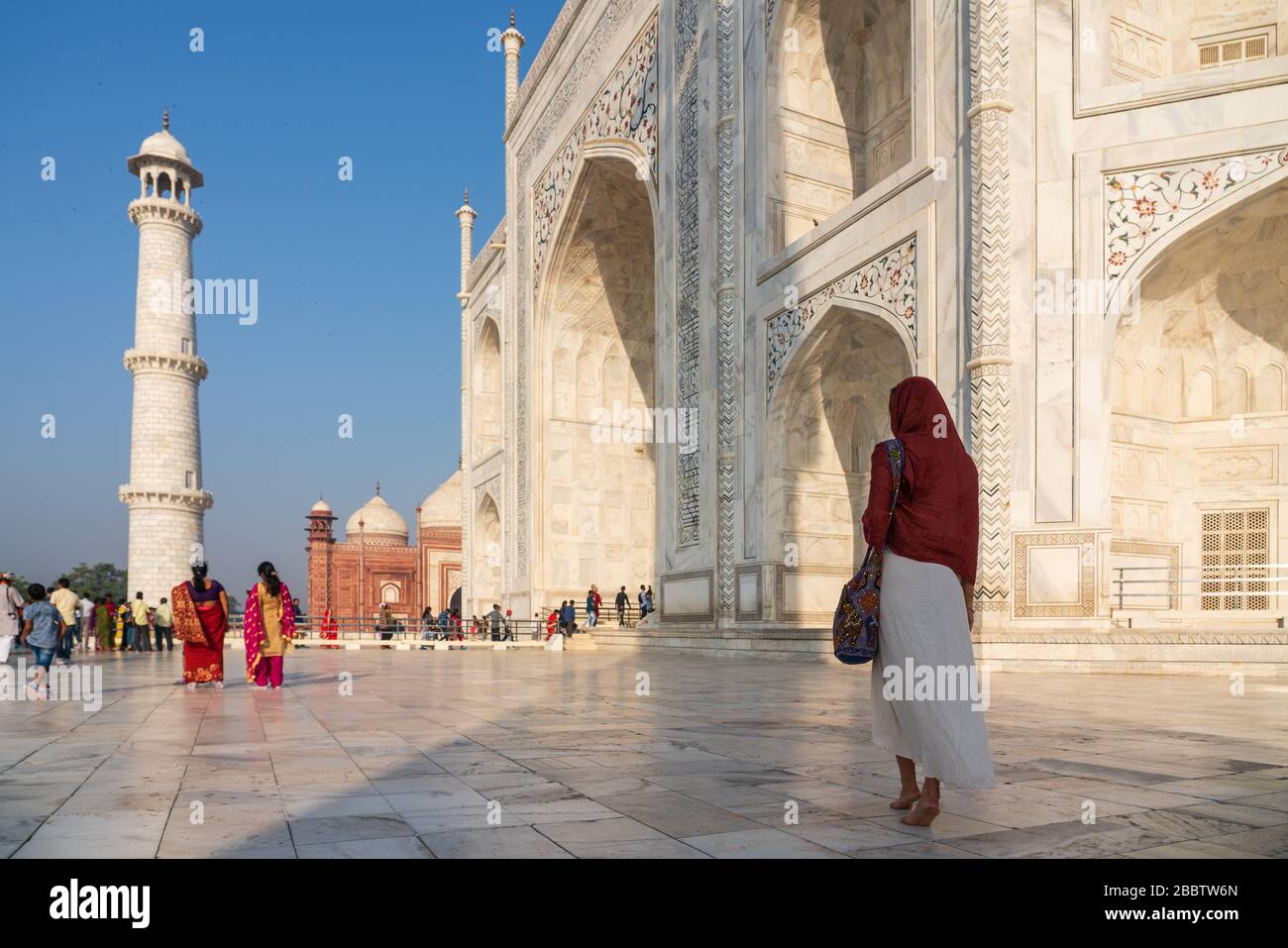 Taj Mahal India mondo meraviglia Foto Stock