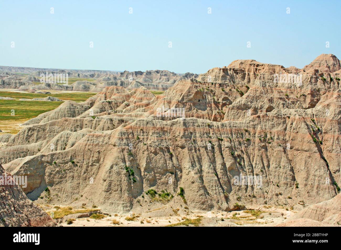 Badlands, Dakota del Sud Foto Stock