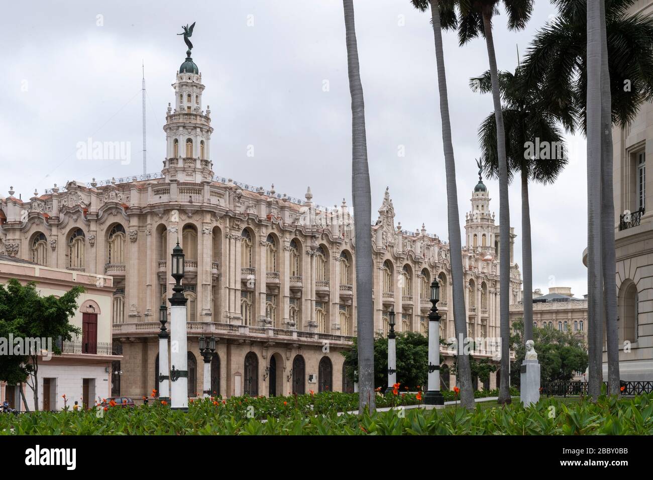 Architettura coloniale, centro di Havana Foto Stock