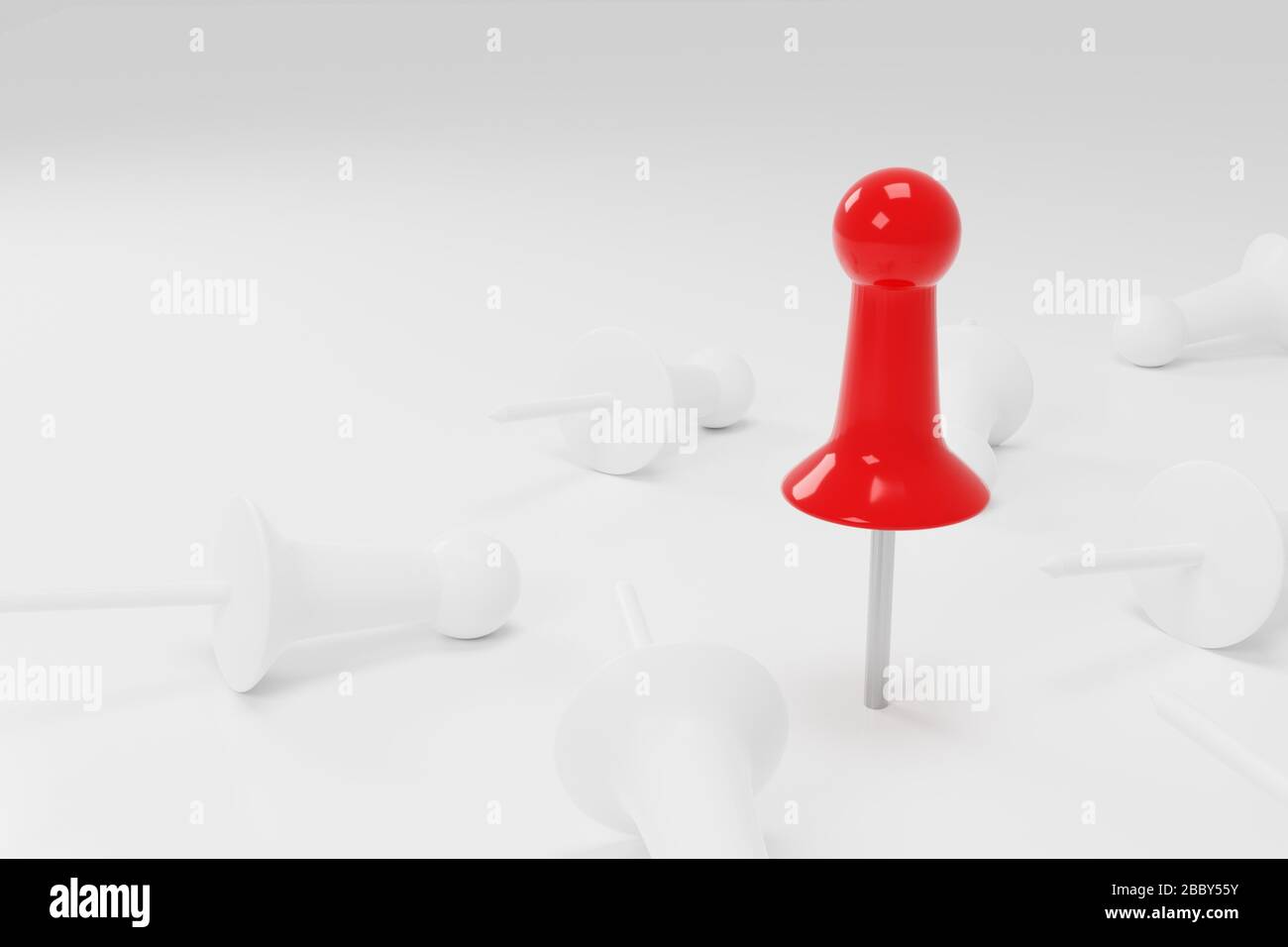 La bacheca rappresenta il vincitore del concorso aziendale Power Fighter per il combattimento in vendita concetto di marketing 3D illustrazione. Foto Stock